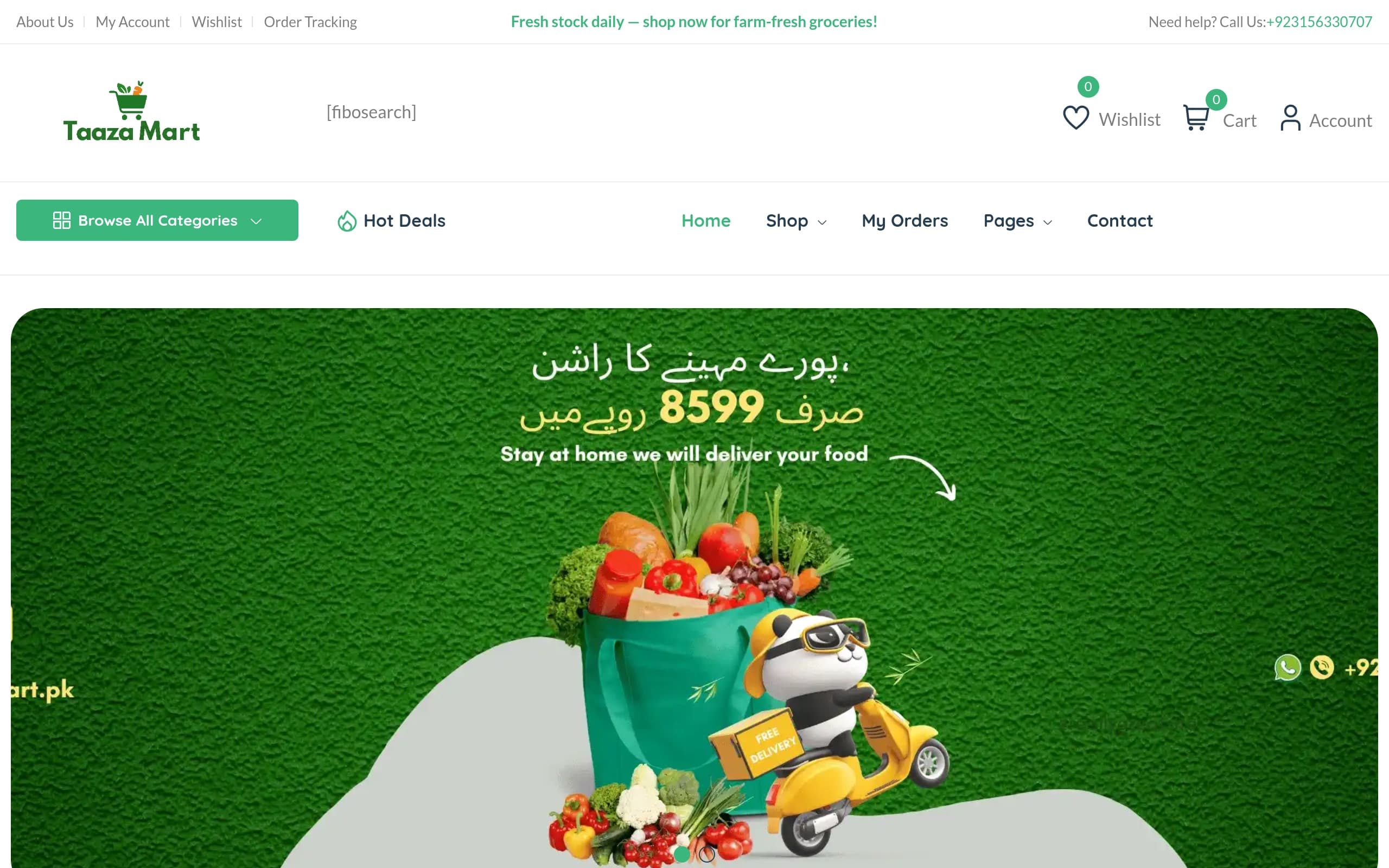 Taaza Mart — Grocery E-Commerce for Mingora