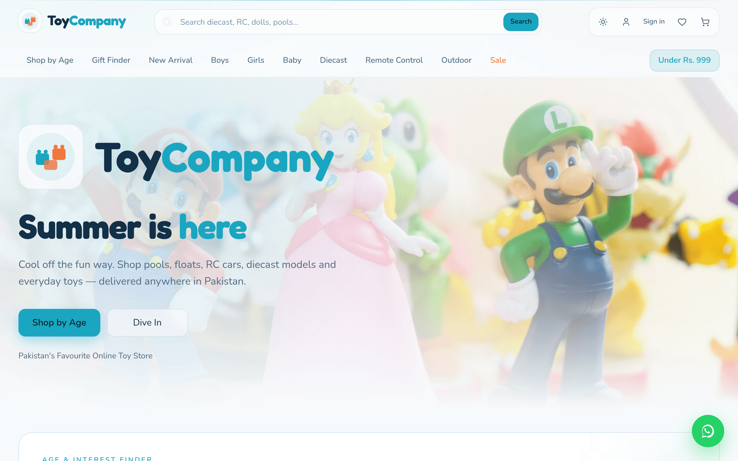 ToyCompany — Kids Toy E-Commerce Store for Pakistan